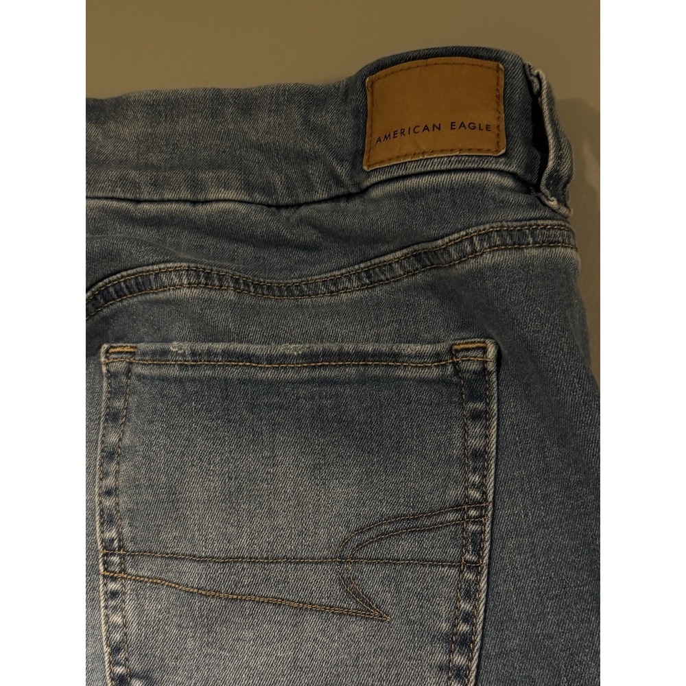 American Eagle Jeans Womens 14 Blue Curvy Kick Boot Next Level Stretch Denim - Picture 13 of 16